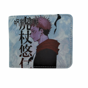 Аниме портфейл Jujutsu Kaisen с изображение на Yuji Itadori от еко кожа