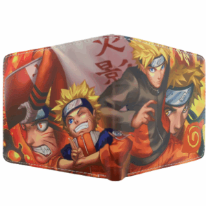 Сгъваем аниме портфейл Naruto с цветна щампа Naruto Generations