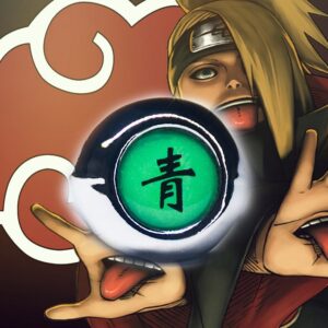 Аниме пръстен Naruto – с логото на Deidara (Akatsuki) - Hover Image