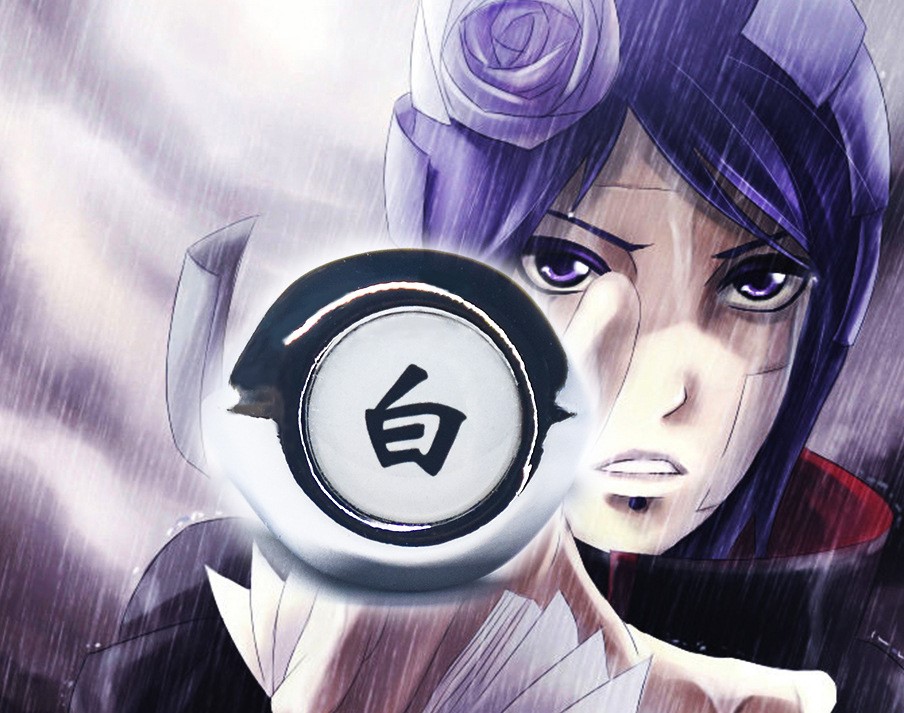 Аниме пръстен Naruto – с логото на Konan (Akatsuki) - Image 2