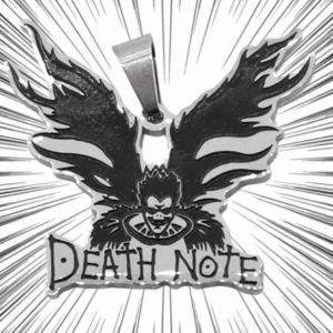 Медальон Death Note стомана с гравиран символ на L/Шинигами
