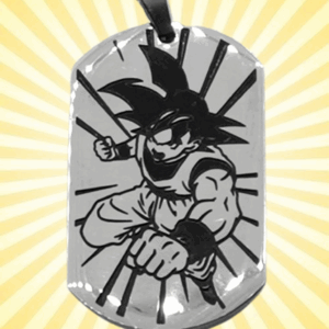 Медальон Dragon Ball медицинска стомана с емблемата на Четвъртата Звезда