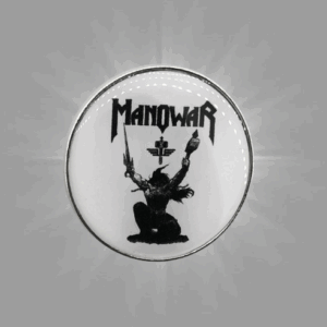 Метални брошки за дрехи с войн, меч и логото на Manowar