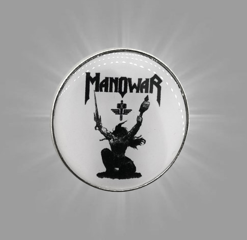 Метални брошки за дрехи с войн, меч и логото на Manowar