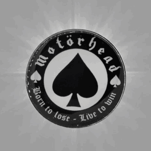 Стилна брошка Motörhead Ace of Spades с девиз Born to Lose - Live to Win и пика