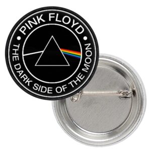 Метална значка на Pink Floyd с призма дизайн Dark Side и надпис на български