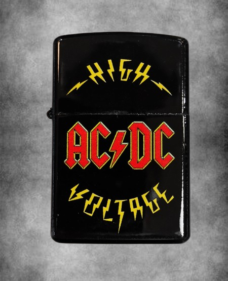 бензинова запалка AC/DC High Voltage лого