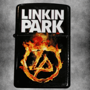 бензинова запалка Linkin Park с огнено лого
