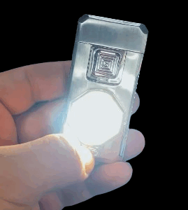 Мултифункционална газова запалка USB зареждане с фенер Ветроустойчива - Hover Image