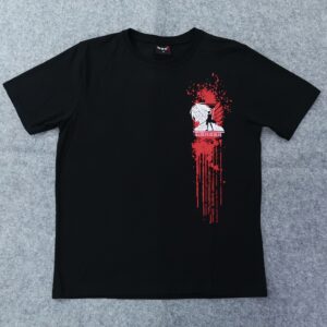 Мъжка черна аниме тениска Attack on Titan – Eren Yeager Founder Edition - Hover Image