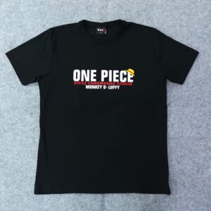 Черна аниме тениска One Piece с Monkey D. Luffy Gear 5 - Hover Image