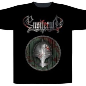 Фолк метъл тениска Ensiferum Blood Is the Price of Glory с викингски шлем