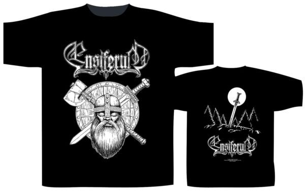 Тениска на Ensiferum Viking Warrior & Shield с викинг и щит