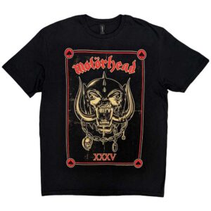 Черна тениска Motorhead с голяма щампа Snaggletooth XXXV