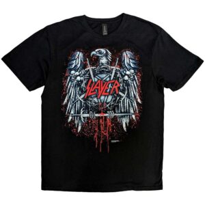 Тениска на Slayer Eagle Logo & Swords с оръл и мечове