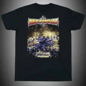 Черна метъл тениска Bolt Thrower с цветна обложка на албума Realm of Chaos