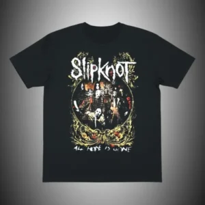 метъл тениска Slipknot All Hope Is Gone черна с щампа на групата
