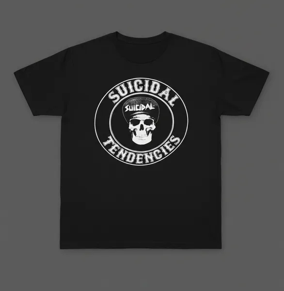 метъл тениска Suicidal Tendencies Logo черна с череп