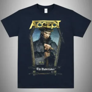 Метъл тениска Accept The Undertaker черна с Гробаря
