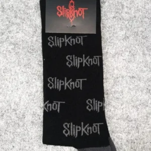 Черни ню метъл чорапи Slipknot с лога - Hover Image