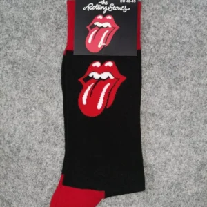 Черни рок чорапи The Rolling Stones с голямо лого - Hover Image