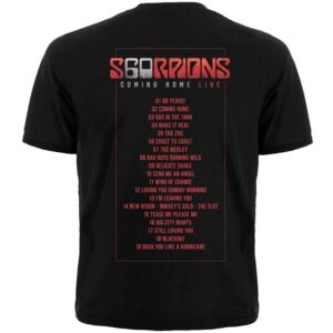 Рок тениска Scorpions - Coming Home Live - Hover Image