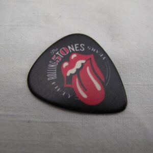 Черно перце за китара The Rolling Stones с червено лого език и юбилейни надписи