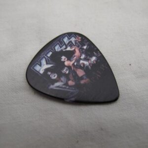 Черно рок перце за китара Skillet с цветна снимка на John Cooper и червено лого