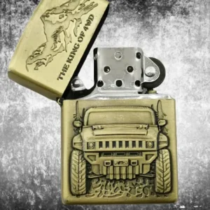 Бензинова Zippo запалка джип The King of 4WD - Hover Image