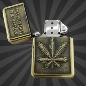 Бензинова Zippo запалка – Nature’s Way Cannabis - Hover Image