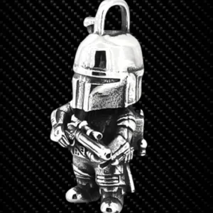 Mедальон Боба Фет от Star Wars медицинска стомана - Hover Image