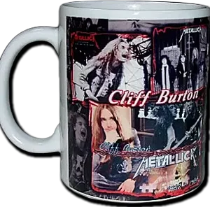 Чаша със снимка на Cliff Burton (Metallica) - To Live Is To Die - Hover Image