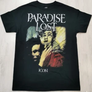 Тениска Paradise Lost Icon със ситопечат върху черна основа