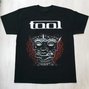 Памучна тениска Tool със ситопечат щампа и многолико божество