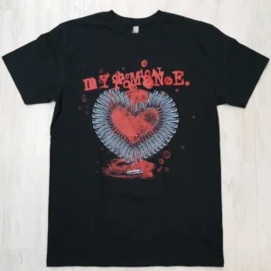 Памучна тениска My Chemical Romance Smoking Gun с дизайн патрони