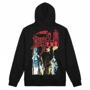 Памучен суичър с цип на Death към албума "Human" - Hover Image