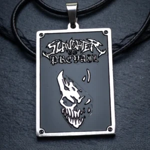 Метъл медальон Slaughter to Prevail с подарък кожена верижка от стомана 316L