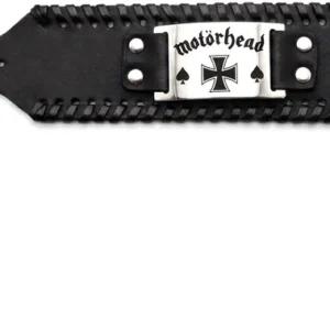 Кожена гривна на Motorhead с малтийски кръст от истинска кожа - Hover Image