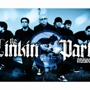Самозалепващ плакат на Linkin Park за стена с матово покритие