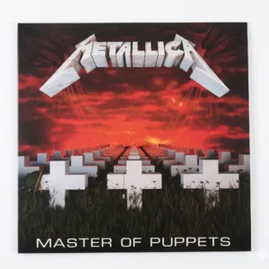Матов самозалепващ малък плакат стикер Metallica Master of Puppets с обложка на албум