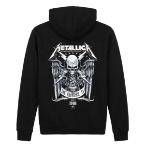 Суичър с цип и качулка на Metallica - San Francisco - Hover Image