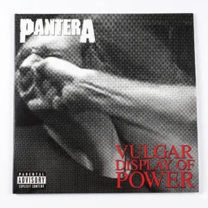Матов самозалепващ малък плакат стикер Pantera Vulgaris Display of Power с обложка на албум