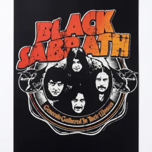 Рок постер Black Sabbath War Pigs със самозалепваща основа и матово покритие