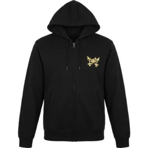 Предна част на суичър Mayhem Daemon с лого