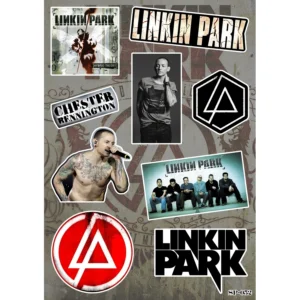 Лист A5 с комплект винилови стикери Linkin Park за декорация