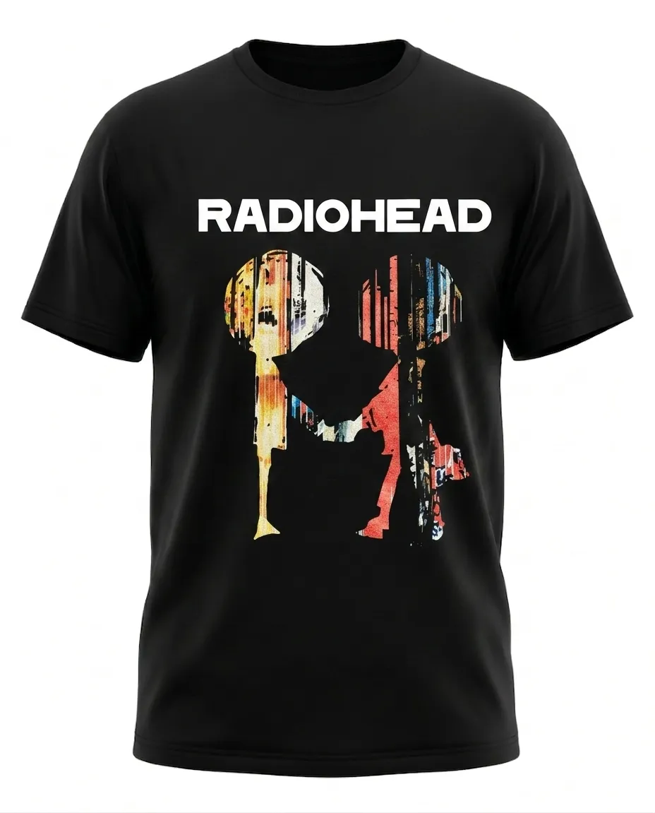Стилна тениска Radiohead The Best Of от чист памук