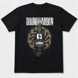 Памучна тениска Soundgarden Spark Plug от чист памук