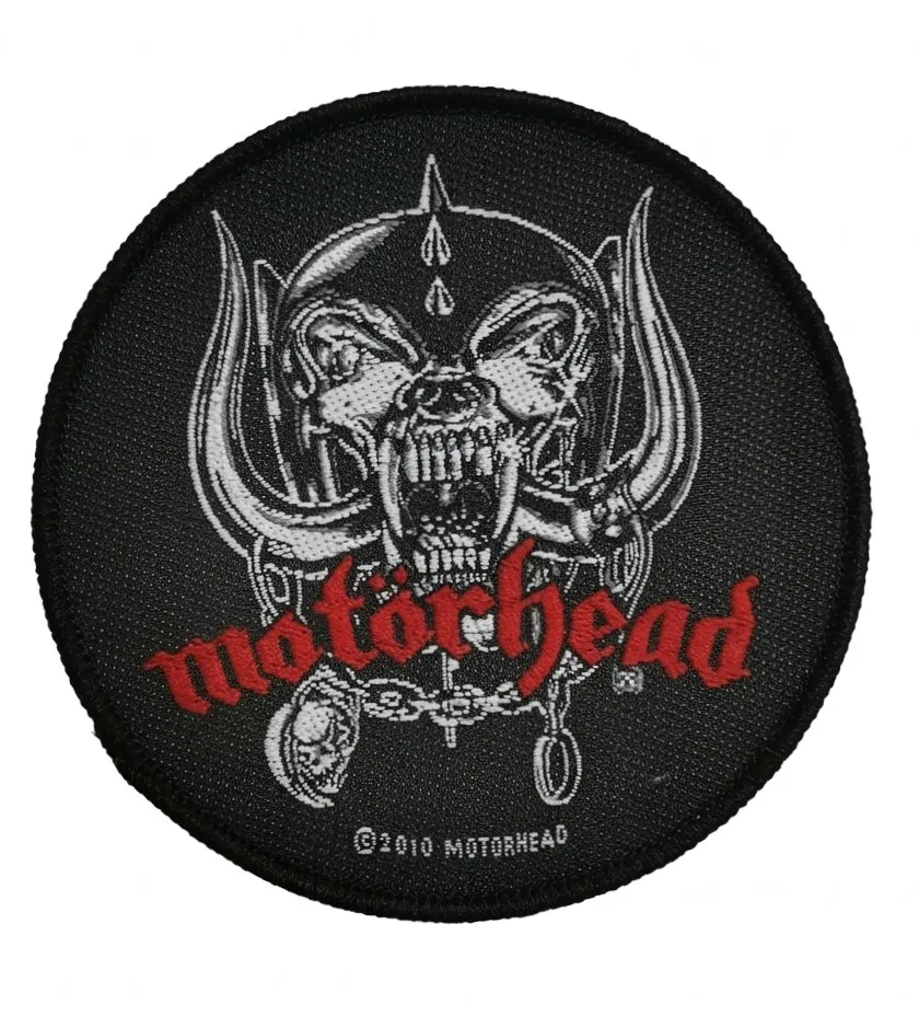 Класически везан пач Motörhead от устойчива бродерия.