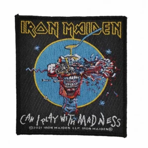 Детайлна везана нашивка iron maiden can i play with madness