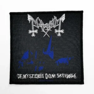 Качествена везана нашивка Mayhem De Mysteriis Dom Sathanas